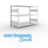 META Steck-Grundregal 1025 x 1300 x 600 mm 3 Fachb�den 230 kg