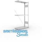 META Steck-Anbauregal 1500 x 750 x 300 mm 3 Fachb�den 100 kg