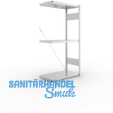 META Steck-Anbauregal 1500 x 750 x 400 mm 3 Fachb�den 100 kg