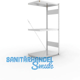 META Steck-Anbauregal 1500 x 750 x 500 mm 3 Fachb�den 100 kg