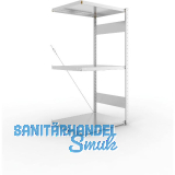 META Steck-Anbauregal 1500 x 750 x 600 mm 3 Fachb�den 100 kg