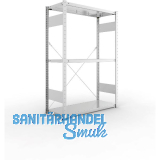 META Steck-Grundregal 1500 x 1000 x 400 mm 3 Fachb�den 150 kg