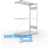 META Steck-Anbauregal 1500 x 1000 x 500 mm 3 Fachb�den 150 kg