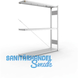 META Steck-Anbauregal 1500 x 1300 x 300 mm 3 Fachb�den 230 kg
