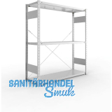 META Steck-Grundregal 1500 x 1300 x 400 mm 3 Fachb�den 230 kg