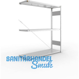 META Steck-Anbauregal 1500 x 1300 x 400 mm 3 Fachb�den 230 kg