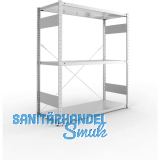 META Steck-Grundregal 1500 x 1300 x 500 mm 3 Fachb�den 230 kg