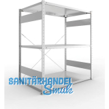META Steck-Grundregal 1500 x 1300 x 800 mm 3 Fachb�den 230 kg