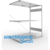 META Steck-Anbauregal 1500 x 1300 x 800 mm 3 Fachb�den 230 kg