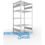 META Steck-Grundregal 2000 x 1000 x 800 mm 5 Fachb�den 230 kg