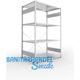 META Steck-Grundregal 2000 x 1300 x 800 mm 4 Fachb�den 230 kg