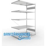 META Steck-Anbauregal 2000 x 1300 x 800 mm 5 Fachb�den 230 kg