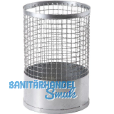 M�llkorb rund verzinkter Draht 70 Liter
