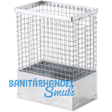 M�llkorb eckig verzinkter Draht 55 Liter