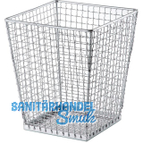 M�llkorb eckig verzinkter Draht 70 LIter