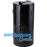 Wertstoffsammler rund 120 Liter schwarz