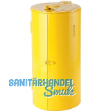 Wertstoffsammler rund 120 Liter gelb