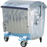Gro�raum-M�llbeh�lter 1100 Liter Stahlblech verzinkt