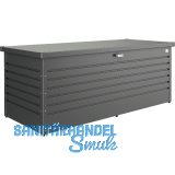 BIOHORT Gartenbox FreizeitBox 180 dunkelgrau-metallic