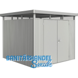 BIOHORT Ger�tehaus HighLine H4 silber-metallic Doppelt�r