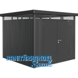 BIOHORT Ger�tehaus HighLine H4 dunkelgrau-metallic Doppelt�r