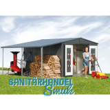 BIOHORT Seitendach Europa 4/5 silber-metallic