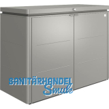BIOHORT Gartenschrank HighBoard 160 quarzgrau-metallic