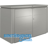 BIOHORT Gartenschrank HighBoard 200 quarzgrau-metallic
