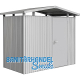 BIOHORT Ger�tehaus Panorama P1 silber-metallic 1-t�rig