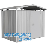 BIOHORT Ger�tehaus Panorama P2 silber-metallic 1-t�rig