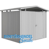 BIOHORT Ger�tehaus Panorama P3 silber-metallic 1-t�rig