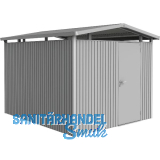 BIOHORT Ger�tehaus Panorama P5 silber-metallic 1-t�rig