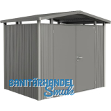 BIOHORT Ger�tehaus Panorama P2 quarzgrau-metallic 2-t�rig