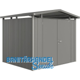 BIOHORT Ger�tehaus Panorama P3 quarzgrau-metallic 2-t�rig