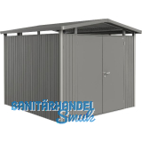 BIOHORT Ger�tehaus Panorama P4 quarzgrau-metallic 2-t�rig
