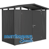BIOHORT Ger�tehaus Panorama P1 dunkelgrau-metallic 2-t�rig