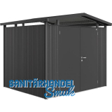 BIOHORT Ger�tehaus Panorama P3 dunkelgrau-metallic 2-t�rig