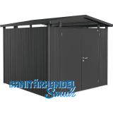 BIOHORT Ger�tehaus Panorama P4 dunkelgrau-metallic 2-t�rig