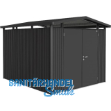 BIOHORT Ger�tehaus Panorama P5 dunkelgrau-metallic 2-t�rig