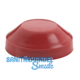 D�RNER + HELMER Achsendkappen 20 mm Kunststoff rot