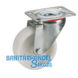 D�RNER + HELMER Lenkrolle Polyamid-Rad 80 mm 150 kg