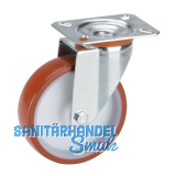 D�RNER + HELMER Lenkrolle Polyurethan Polyamidfelge 100 mm 150 kg