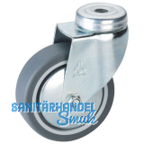 D�RNER + HELMER Lenkrolle TPE Fadenschutz 100 mm 55 kg R�ckenloch