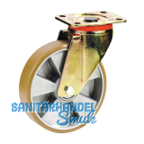 D�RNER + HELMER Lenkrolle Polyurethan Alu-Druckguss-Felge 100 mm 250 kg