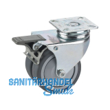 D�RNER + HELMER Doppel-Lenkrolle TPE 75 mm 100 kg