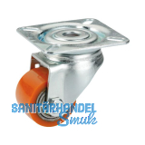 D�RNER + HELMER Lenkrolle Polyurethan 35 mm 100 kg