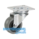 D�RNER + HELMER Lenkrolle Gummi 50 mm 45 kg