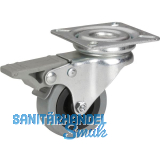 D�RNER + HELMER Lenkrolle Gummi Feststeller 50 mm 45 kg