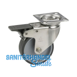 D�RNER + HELMER Lenkrolle TPE Feststeller 50 mm 40 kg