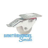 D�RNER + HELMER Lenkrolle Polyamid-Rad 80 mm 150 kg Feststeller